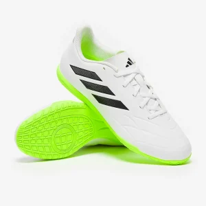 Adidas Copa Pure.4 IN fußballschuh - weiß/Core schwarz/Klare Zitrone