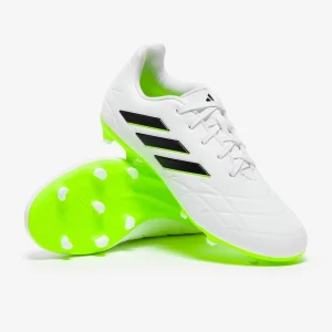 Adidas Kids Copa Pure.3 FG fußballschuh - weiß/Core schwarz/Klare Zitrone