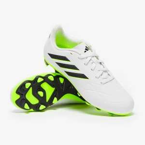 Adidas Kids Copa Pure.4 FG fußballschuh - weiß/Core schwarz/Klare Zitrone