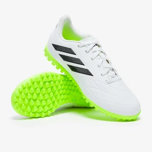 Adidas Kids Copa Pure.4 TF fußballschuh - weiß/Core schwarz/Klare Zitrone