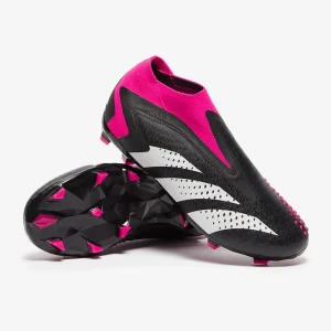 Adidas Kids Proteator Accuracy+ FG fußballschuh - Core schwarz/weiß/Team Shock Pink