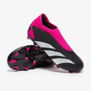 Adidas Kids Proteator Accuracy.3 ohne schnürsenkelFG fußballschuh - Core schwarz/weiß/Team Shock Pink