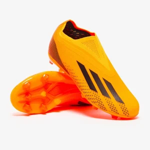 Adidas Kids X Speedportal+ FG fußballschuh - Solar Gold/Core schwarz/Team Solar Orange
