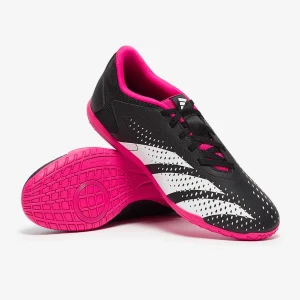 Adidas Proteator Accuracy.4 IN Sala fußballschuh - Core schwarz/weiß/Team Shock Pink