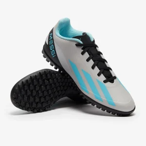 Adidas X Crazyfast Messi.4 TF fußballschuh - silber Met/Bliss blau/Core schwarz