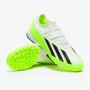 Adidas X Crazyfast.3 TF fußballschuh - weiß/Core schwarz/Klare Zitrone