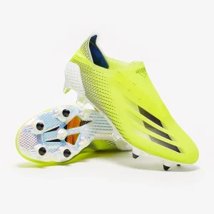 Adidas X Ghosted+ SG fußballschuh - Sola gelb/Core schwarz/Team Royal blau