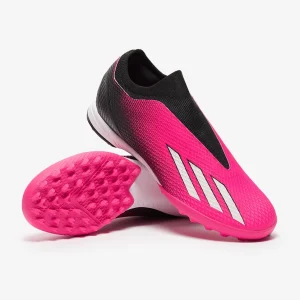 Adidas X Speedportal.3 ohne schnürsenkelTF fußballschuh - Team Shock Pink/Zero Met./Core schwarz