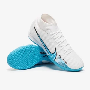 Nike Air Zoom Mercurial Superfly IX Academy IC fußballschuh - weiß/Baltic blau/Pink Blast