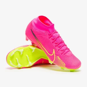 Nike Air Zoom Mercurial Superfly IX Academy MG fußballschuh - Pink Blast/Volt/Gridiron