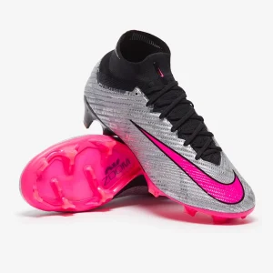 Nike Air Zoom Mercurial Superfly IX Elite XXV FG fußballschuh - Metallic silber/Hyper Pink/schwarz