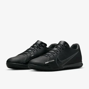 Nike Air Zoom Mercurial Vapor XV Academy IC fußballschuh - schwarz/Dk Smoke grau/Summit weiß/Volt