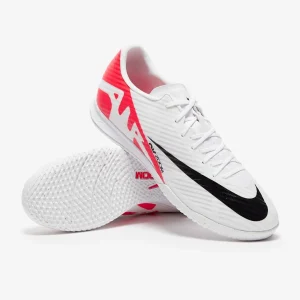 Nike Air Zoom Mercurial Vapor XV Academy IC fußballschuh - weiß/Helles Purpur/schwarz