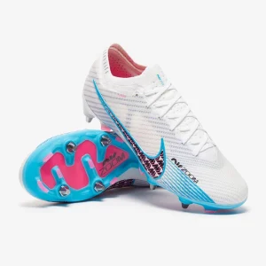 Nike Air Zoom Mercurial Vapor XV Elite Pro SG fußballschuh - weiß/Baltic blau/Pink Blast/Indigo Haze