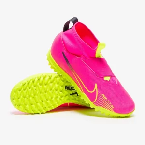 Nike Kids Air Zoom Mercurial Superfly IX Academy TF fußballschuh - Pink Blast/Volt/Gridiron