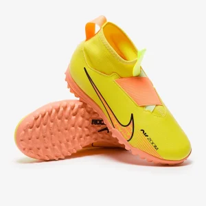 Nike Kids Air Zoom Mercurial Superfly IX Academy TF fußballschuh - gelb Strike/Sunset Glow/Volt Ice
