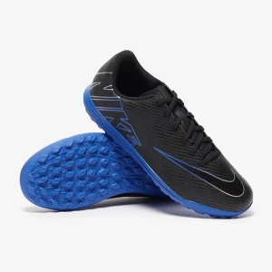 Nike Kids Air Zoom Mercurial Vapor XV Club TF (GS) fußballschuh - schwarz/Chrome/Hyper Royal