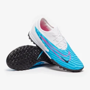 Nike React Phantom GX Pro TF fußballschuh - Baltic blau/Pink Blast/weiß/Laser blau