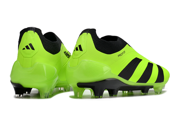 Adidas Predator Elite ohne schnürsenkel FG fußballschuh - Grün Schwarz