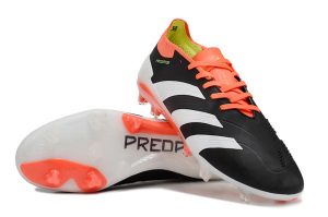 Adidas Predator Elite Tongue FG fußballschuh - Schwarz Weiß Orange