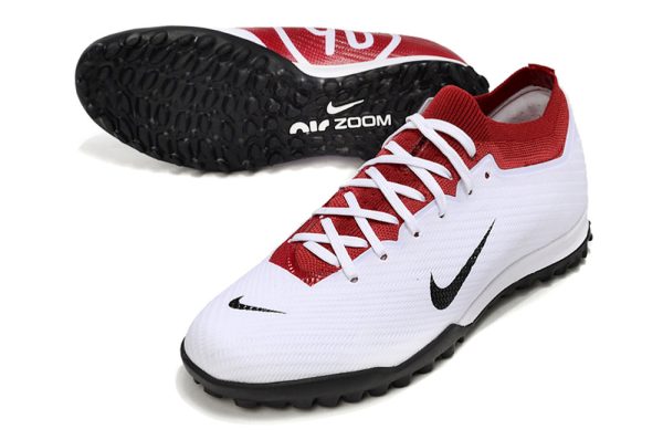 Nike Air Zoom Mercurial Vapor XV Elite TF fußballschuh - Weiß Rot